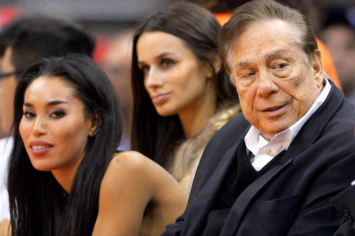 Donald Sterling (80 de ani), alături de iubita lui, Vanessa Stiviano (31 de ani)