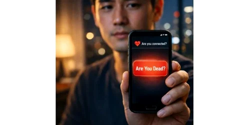 aplicatie Are You Dead foto AI jpg