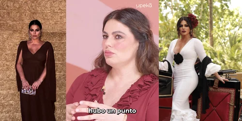 Marisa Jara modelul curvy spaniol care a slăbit 10 kg, în 2 luni, cu keto Colaj Instagram&video Upeka jpg