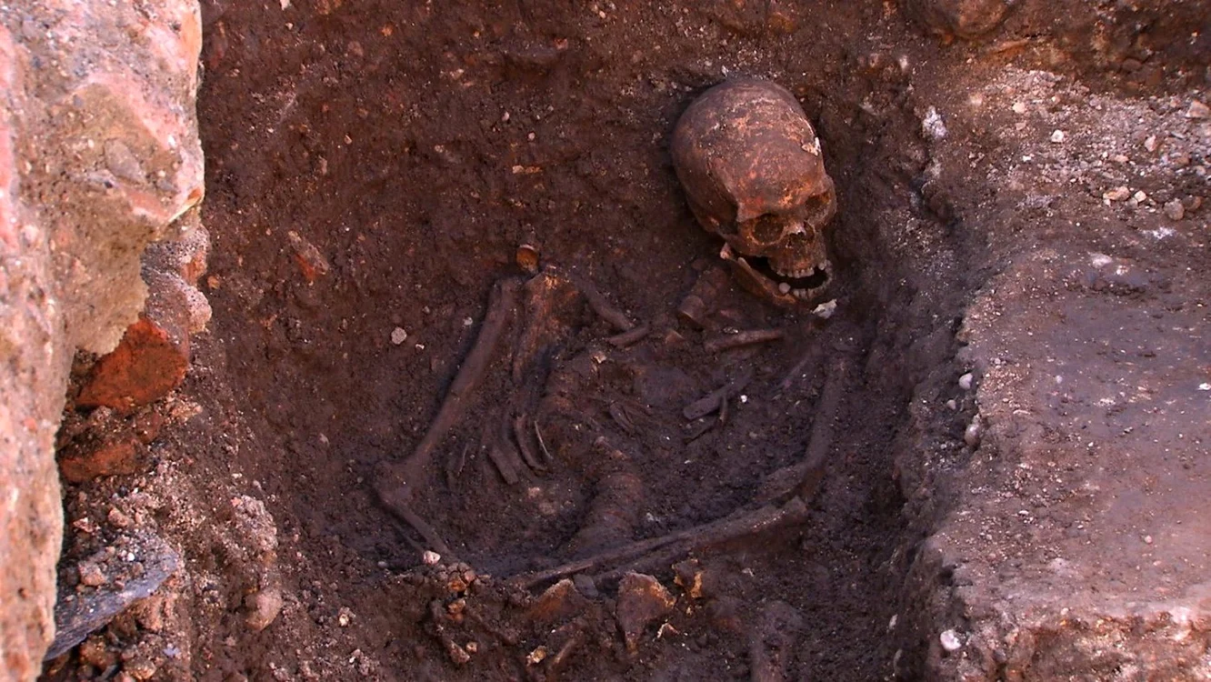 Locul unde a fost găsit scheletul lui Richard al III-lea FOTO Reuters