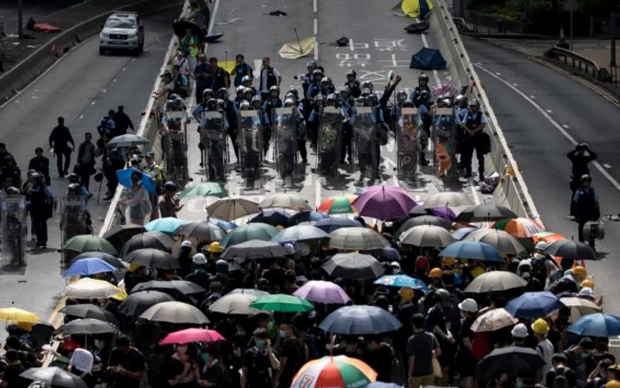 Proteste în Hong Kong, foto EPA-EFE