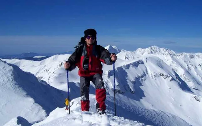 Alpinistul Ovidiu Cişmaş FOTO arhivă - Făgăraş