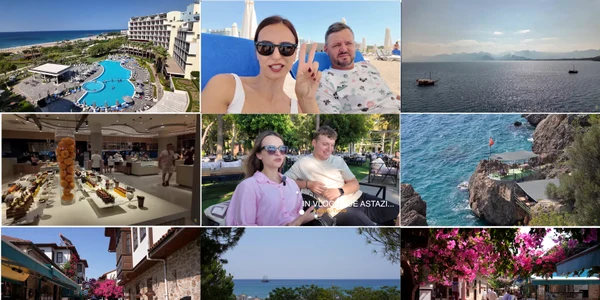 Vloggerii de la HaiHui în doi în Antalya Colaj capturi video HaiHui în doi