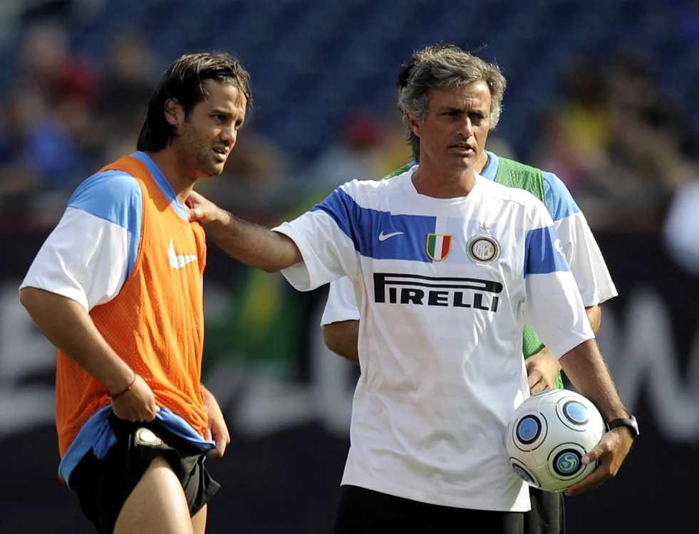 Jose Mourinho a fost antrenorul lui Cristi Chivu la Inter Milano