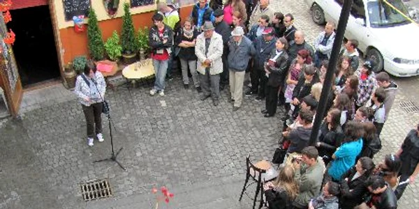 Zeci de sibieni s-au întrecut, în octombrie, la „Expresul de poezie“. Foto Gabriela Vişan
