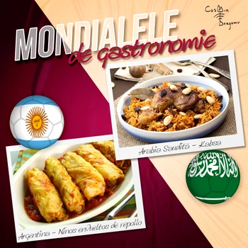Gastronomie CM Qatar 2022 argentina arabia saudita jpg