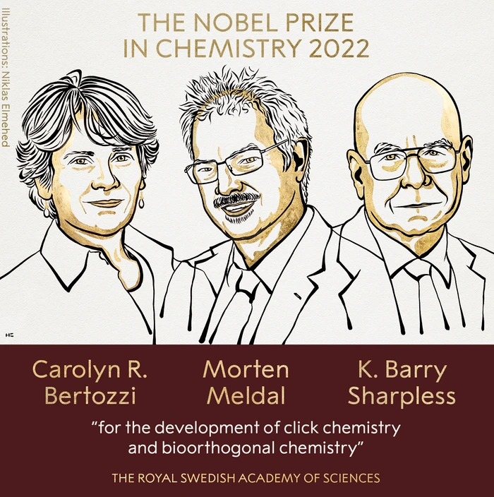 Câștigătorii premiului Nobel pentru chimie pe 2022