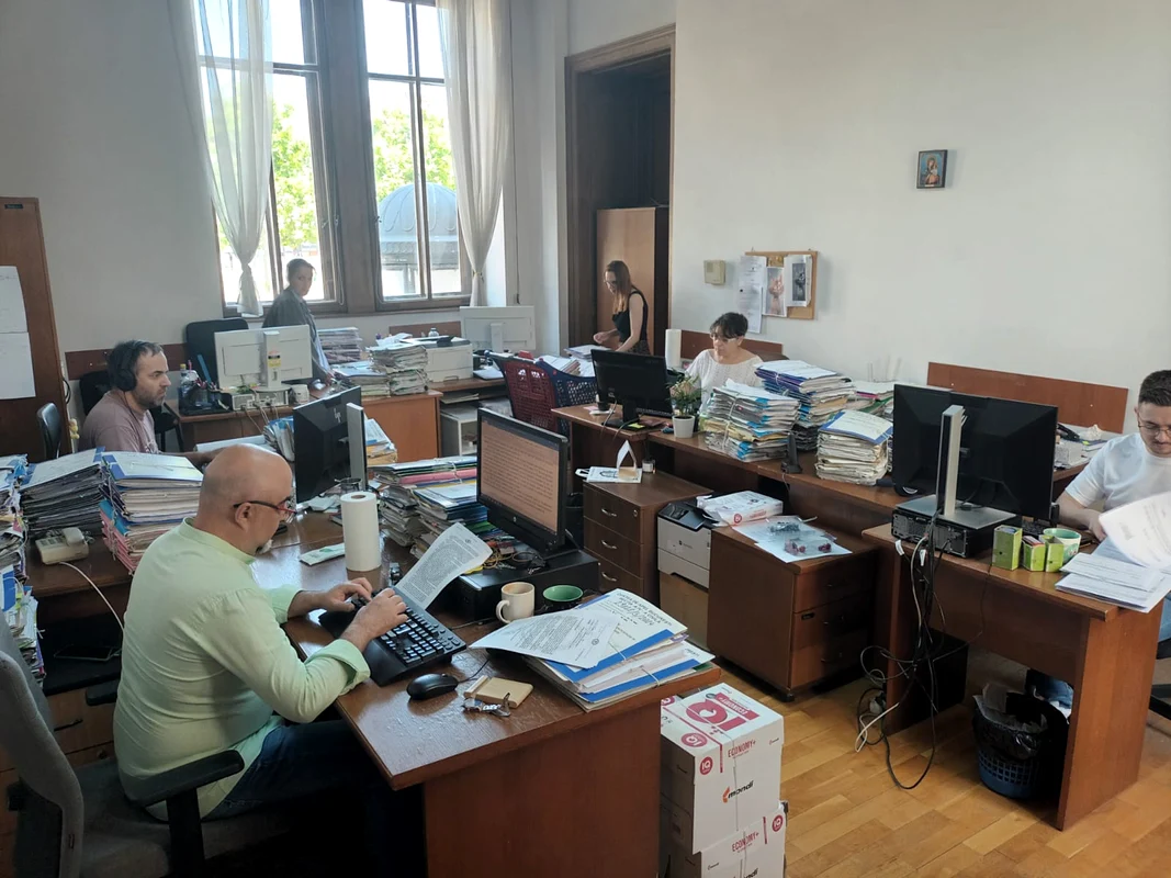 Angajații Curții de Apel București au un volum mare de muncă FOTO: Curtea de Apel București