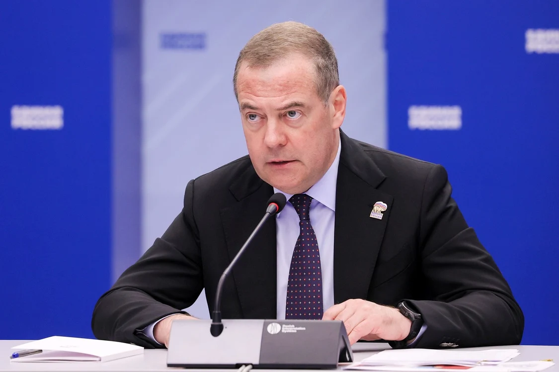 Dmitri Medvedev, vicepreședintele Consiliului de Securitate al Rusiei. FOTO Profimedia