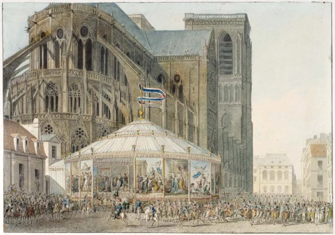 Încoronarea lui Napoleon în Catedrala Notre Dame din Paris Foto napoleon org