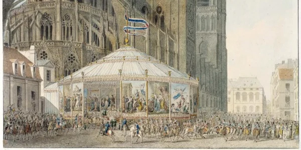 Încoronarea lui Napoleon în Catedrala Notre Dame din Paris Foto napoleon org