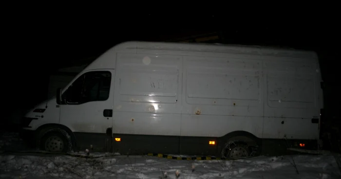 Microbuzul a fost reținut de polițiștii de frontieră