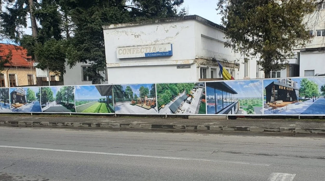 Un complex imobiliar va fi construit în locul fabricii de confecţii din Târgu Jiu                       Foto: Radio Infinit