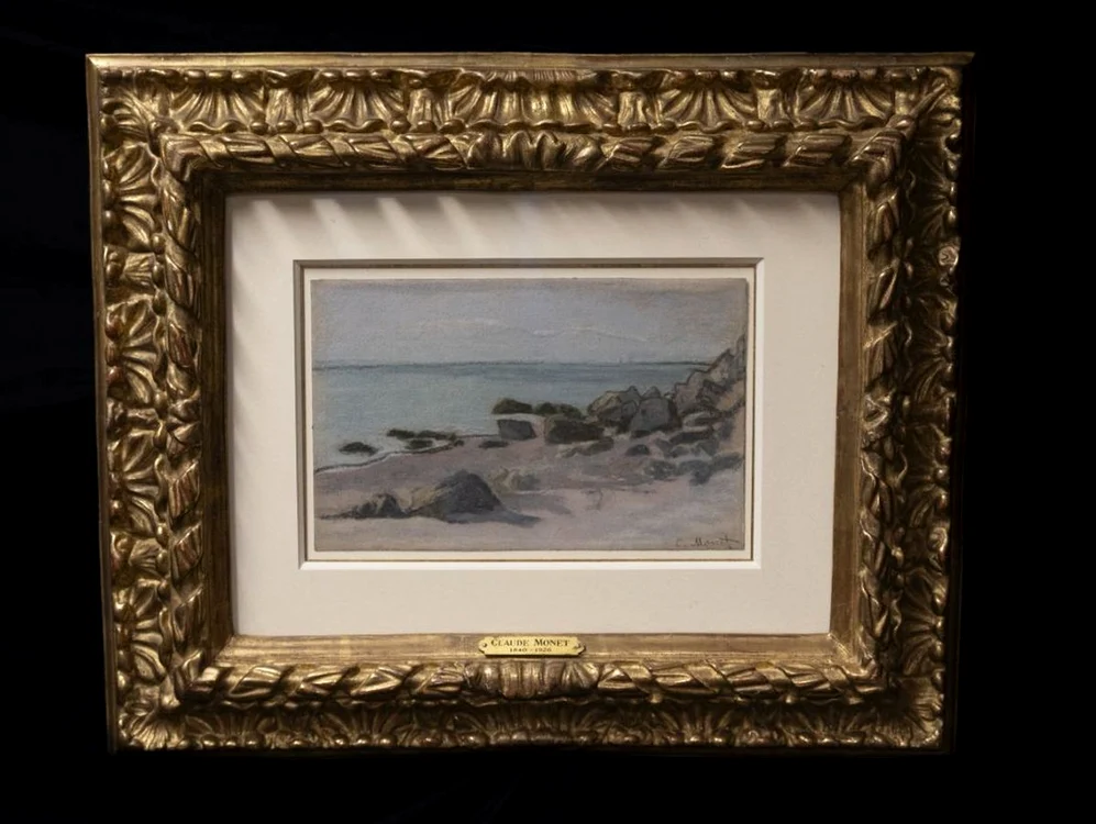 „Bord de Mer” , tablou pictat de Claude Monet in 1865