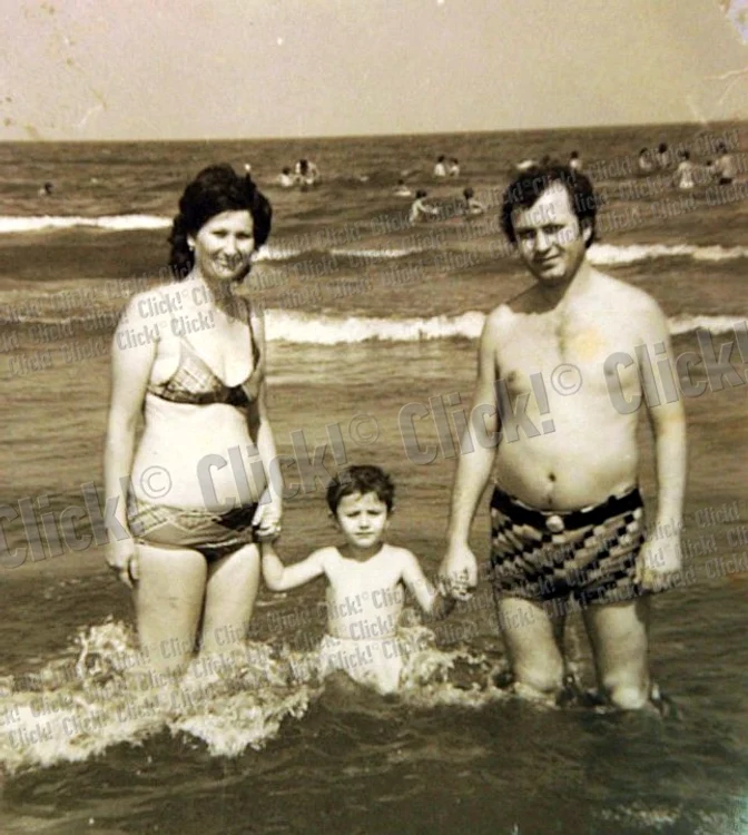 Gabriela Cristea în copilărie.