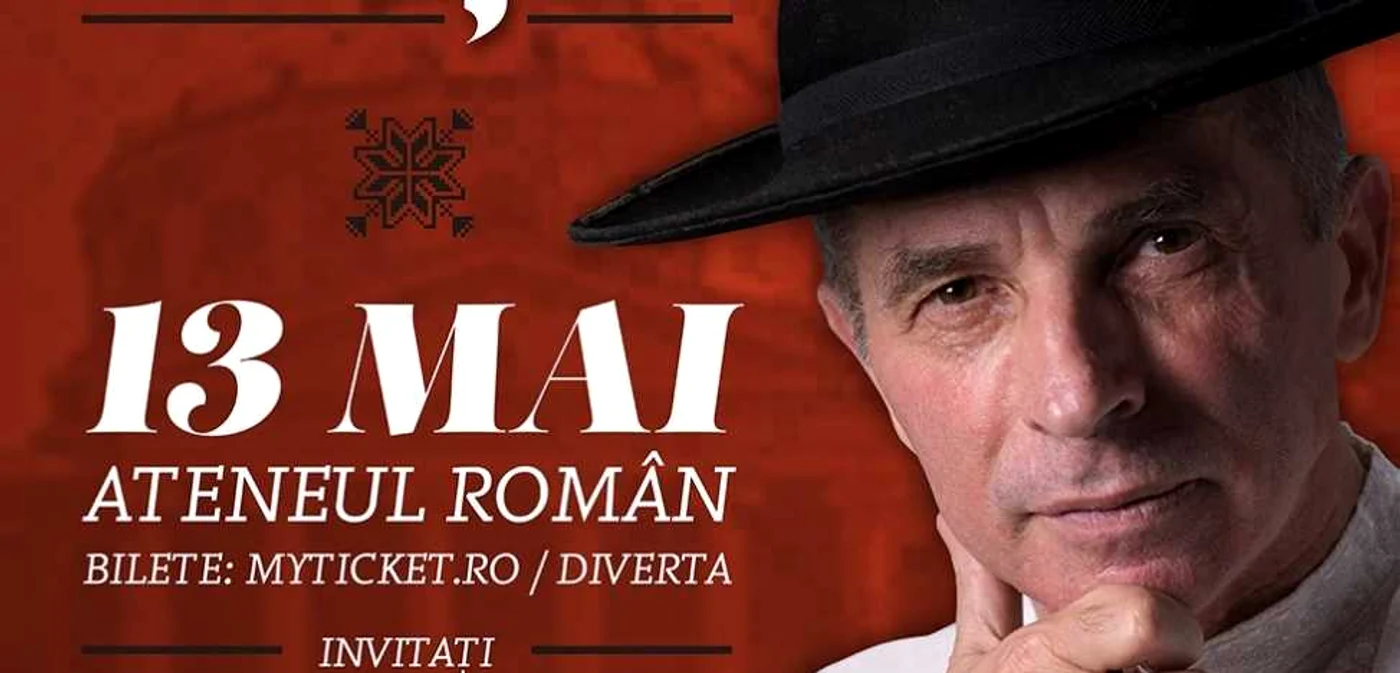 Grigore Leşe susţine un concert de suflet pe 13 mai, la Ateneul Român