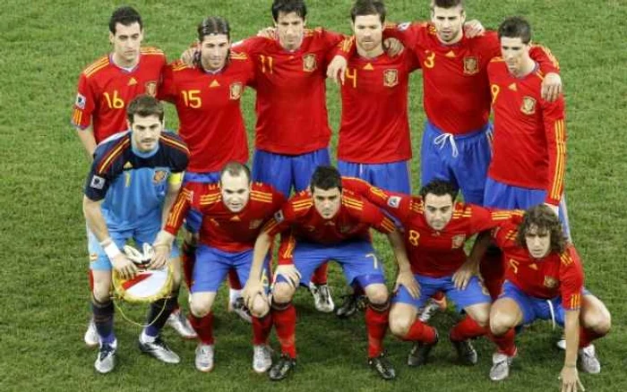 Spaniolii sunt cotaţi cu şanse mari la câştigarea trofeului FOTO Reuters