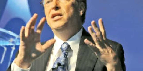 Bill Gates a pledat pentru „taxa Robin Hood“  p Foto: AFP