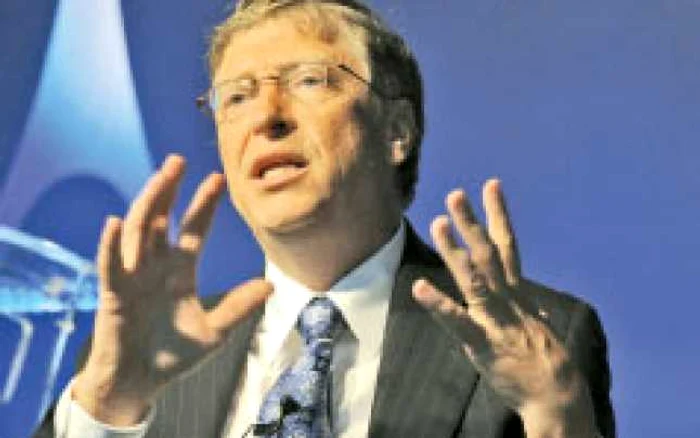 Bill Gates a pledat pentru „taxa Robin Hood“  p Foto: AFP