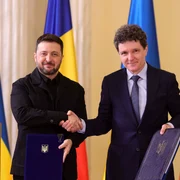 Zelenski și Nicușor Dan au semnat mai multe acorduri  FOTO: Inquam Photos / Octav Ganea