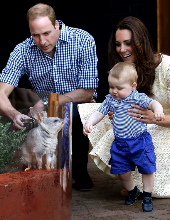 Prinţul George şi ducesa Kate (Reuters)