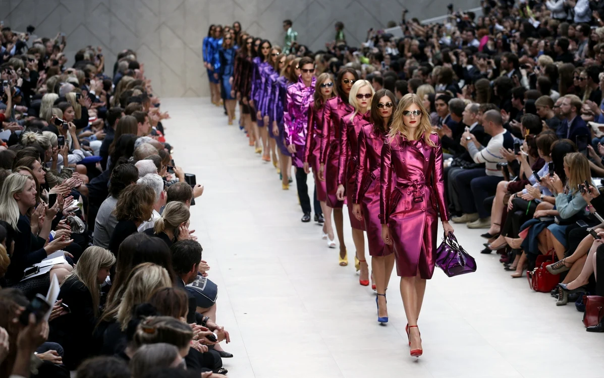 Prezentarea Burberry de la Săptămâna Modei de la Londra. FOTO Reuters
