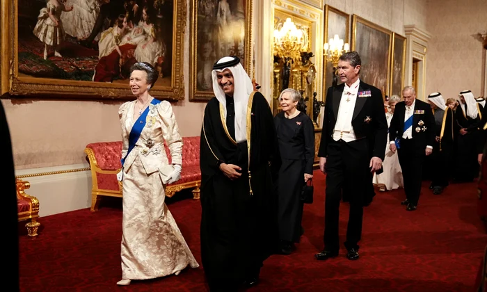 Prințesa Anne la dineul de stat, Profimedia jpg