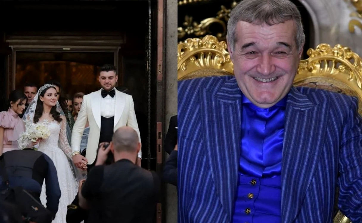 Teodora Becali alături de soțul său + Gigi Becali / Sursă foto: arhivă personală