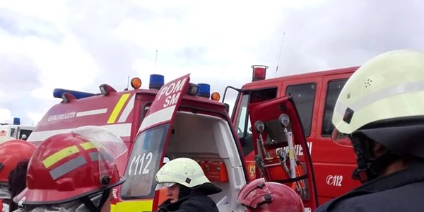 Accident pe Autostrada Vestului FOTO ISU Timiş