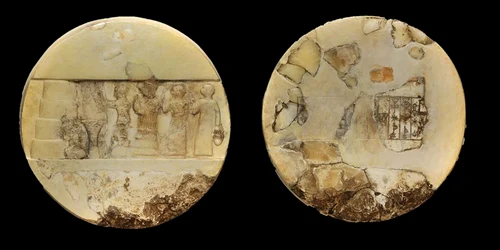 disc de alabastru mesopotamia jpg
