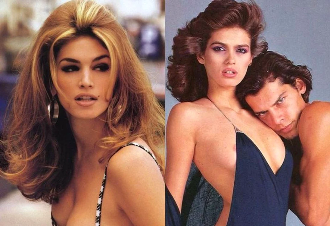 
    Cindy Crawford şi Gia Carangi  