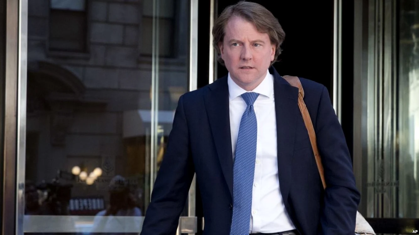 Don McGahn, avocat la Casa Albă