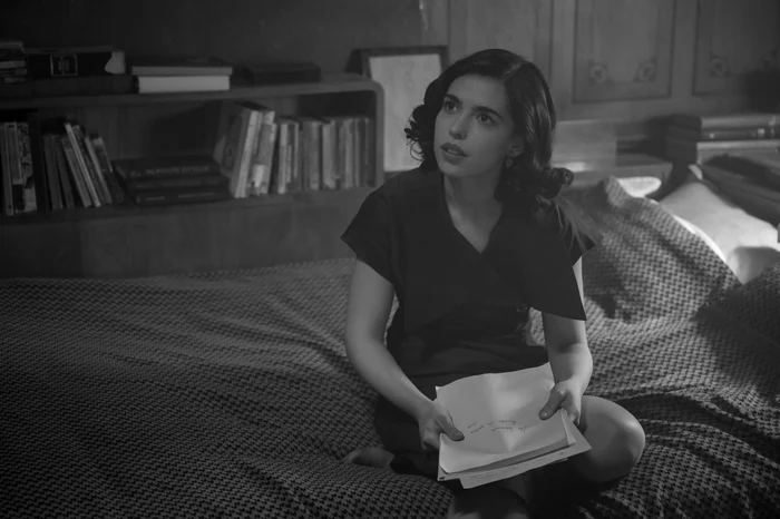 Mara Bugarin în filmul „Moromeții 3” jucând rolul Aurorei Cornu