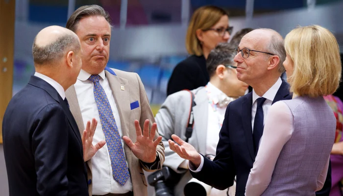 Premierul belgian Bart De Wever a glumit cu jurnaliștii la summitul european FOTO PROFIMEDIA