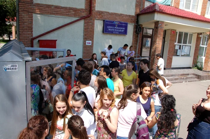 Procentul de promovabilitate la Bacalaureat 2015 în Ialomiţa a fot de 67,74 % FOTO: Mădălin Sofronie