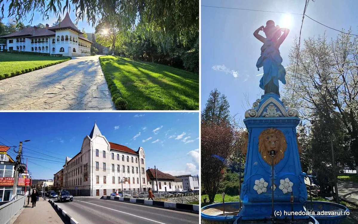 Orasul Hateg și mănăstirea Prislop. Foto: Daniel Guță. ADEVĂRUL