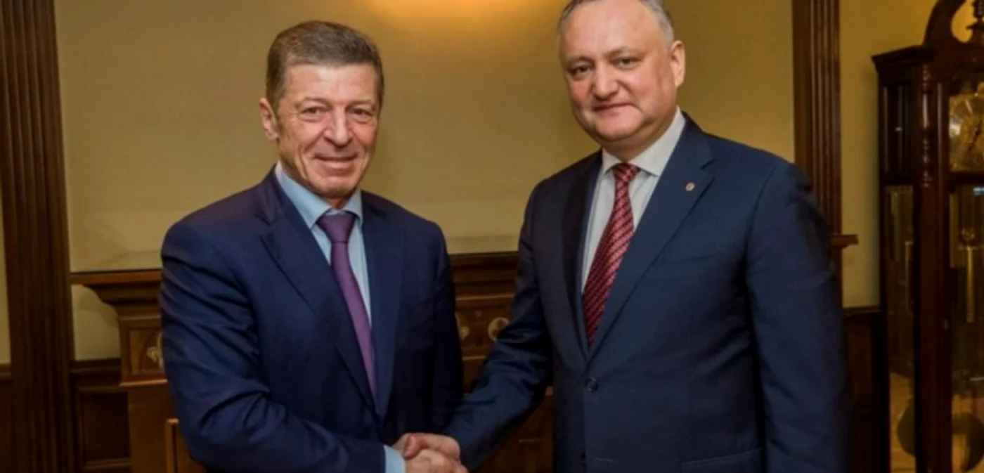 Vicepremierul rus Dmitri Kozak şi preşedintele moldovean Igor Dodon Sursa presedinte.md
