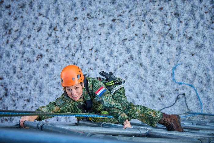 Regina Maxima a Țărilor de Jos FOTO: Klaas Meijer/ Ministerul Apărării