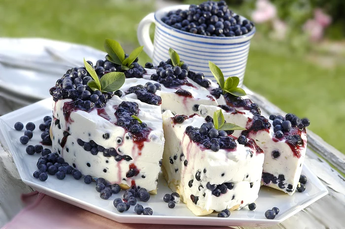 
    Tort cu afine și iaurt  