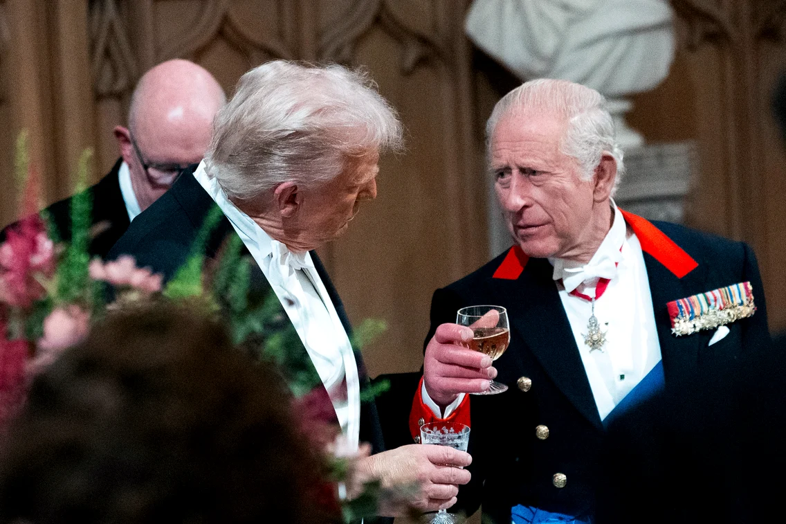 Regele Charles și Donald Trump. FOTO: Getty Images