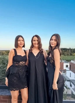 Amalia Năstase și fiicele sale, Alessia Năstase și Emma Năstase. FOTO: Instagram