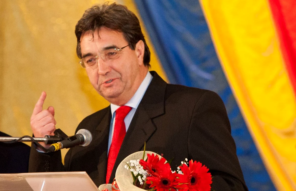Prof.dr. Aurel Nchita, după decernarea titlului de Cetăţean de Onoare al municipiului Galaţi