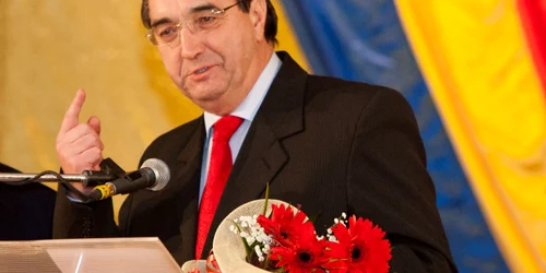 Prof.dr. Aurel Nchita, după decernarea titlului de Cetăţean de Onoare al municipiului Galaţi