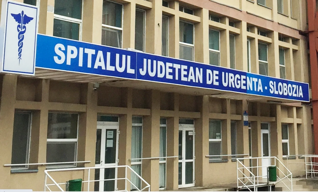 Un muncitor a căzut de la etajul trei al spitalului din Slobozia FOTO Arhivă Adevărul