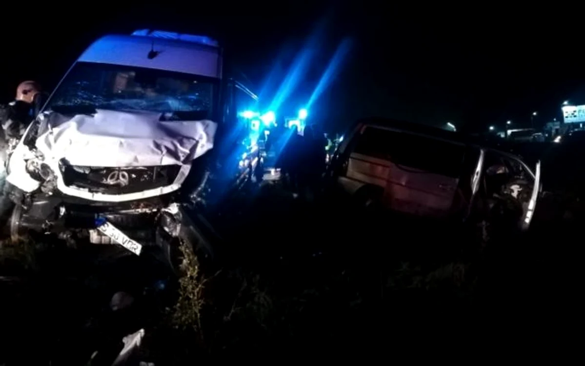 Mirobuzele implicate în accident