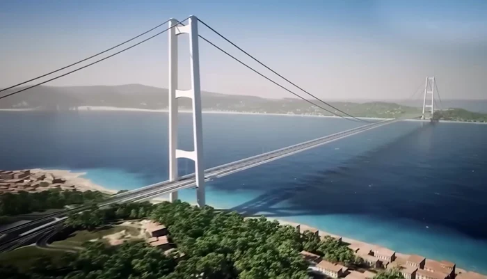 Podul gigant către Sicilia ar putea fi transformat în proiect militar FOTO: Captură video
