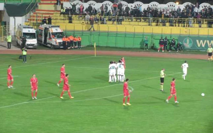 Mike a reuşit dubla în acest meci FOTO:adevarul