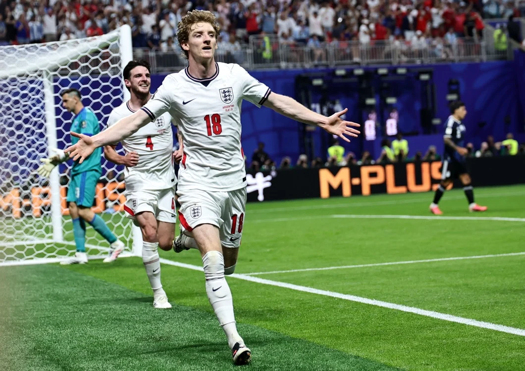 Gordon se bucură după golul marcat în semifinala cu Argentina (Foto: EPAImages)