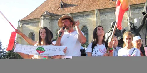 protest rosia montana cluj