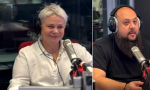 Anca Sigartau si Dragos Pandele, foto captura video Virgin Radio  jpg